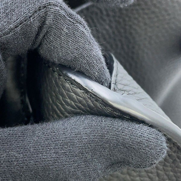 ザ ロウ ハンドバッグ ソフトマルゴー12 レザー W1586 THE ROW 2way 黒