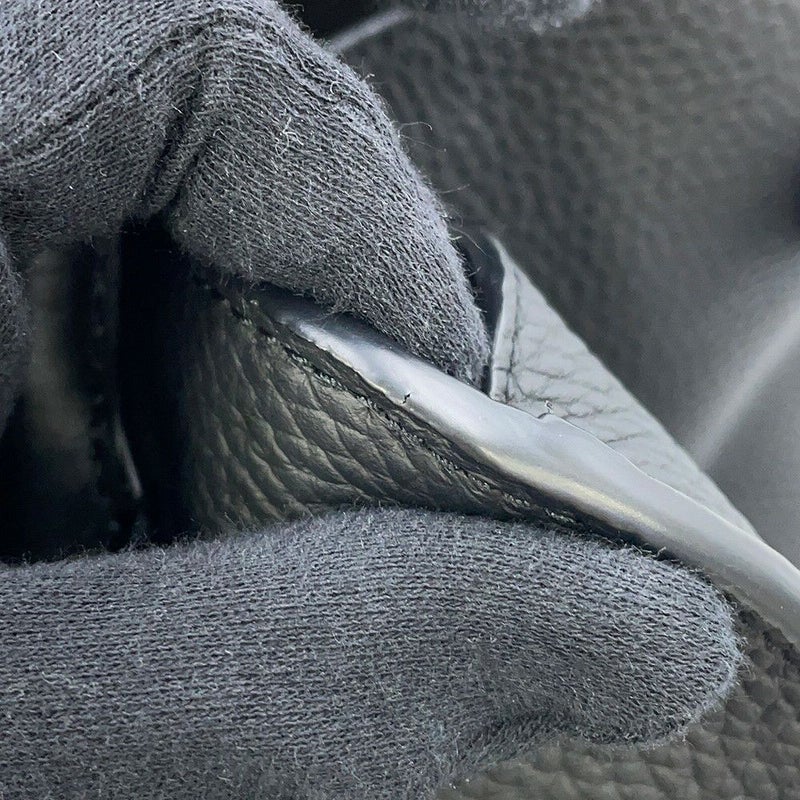 ザ ロウ ハンドバッグ ソフトマルゴー12 レザー W1586 THE ROW 2way 黒