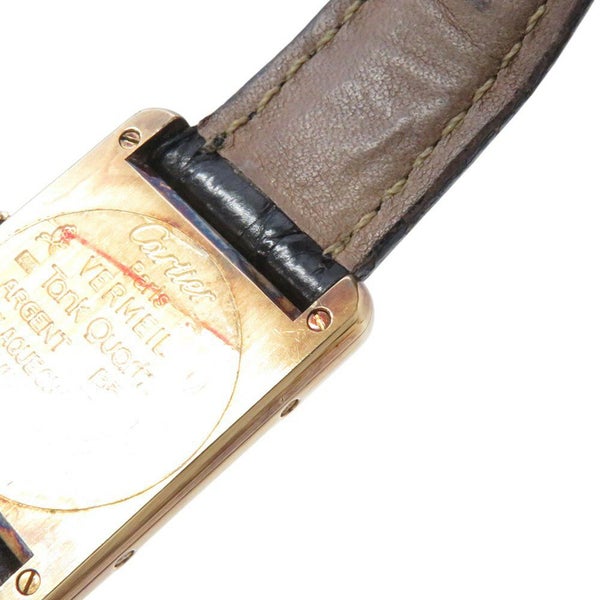 カルティエ マストタンク ヴェルメイユ SM W1004054 Cartier 腕時計 ホワイト/グレー文字盤