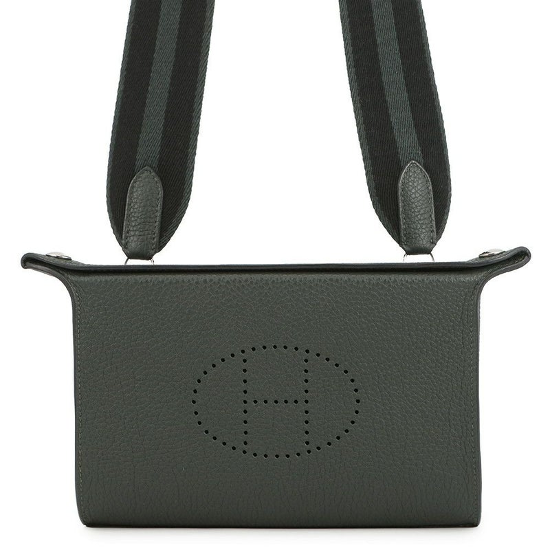 エルメス ショルダーバッグ ヴィドポッシュ ヴェールフォンセ/シルバー金具 トゴ B刻印