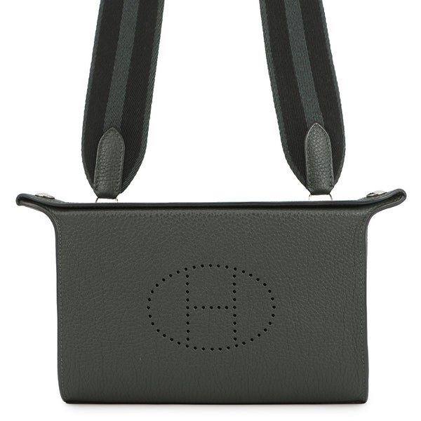 エルメス ショルダーバッグ ヴィドポッシュ ヴェールフォンセ/シルバー金具 トゴ B刻印