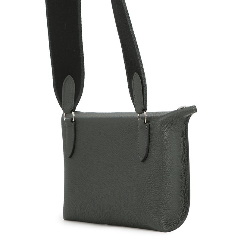 エルメス ショルダーバッグ ヴィドポッシュ ヴェールフォンセ/シルバー金具 トゴ B刻印