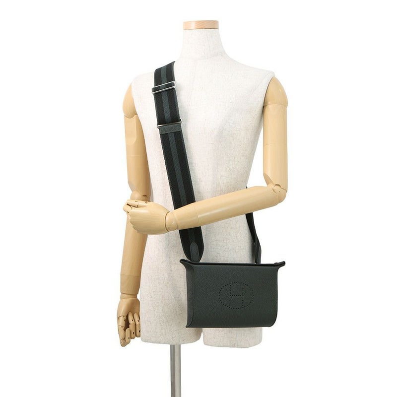 エルメス ショルダーバッグ ヴィドポッシュ ヴェールフォンセ/シルバー金具 トゴ B刻印