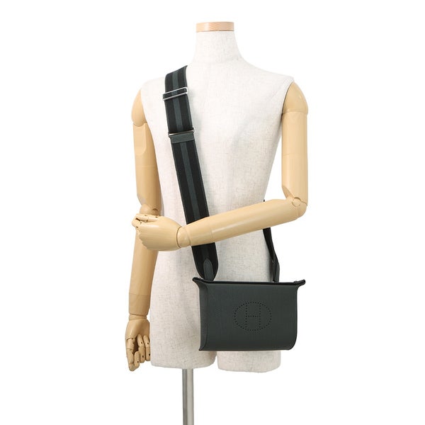 エルメス ショルダーバッグ ヴィドポッシュ ヴェールフォンセ/シルバー金具 トゴ B刻印