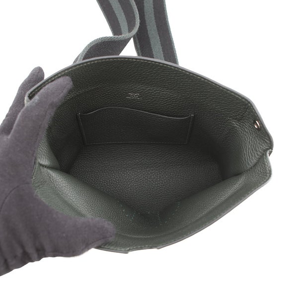 エルメス ショルダーバッグ ヴィドポッシュ ヴェールフォンセ/シルバー金具 トゴ B刻印