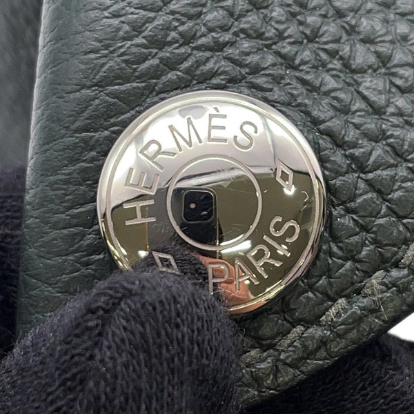 エルメス ショルダーバッグ ヴィドポッシュ ヴェールフォンセ/シルバー金具 トゴ B刻印