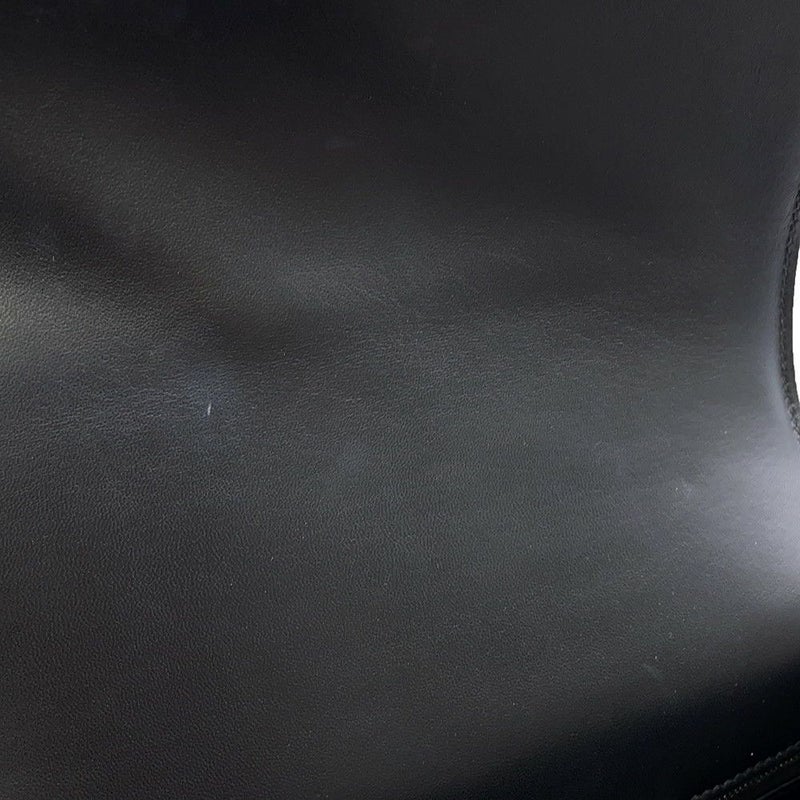 エルメス ショルダーバッグ コンスタンス3 24 ブラック/オンブレ/シルバー金具 ヴォーマダム/リザード Y刻印 黒