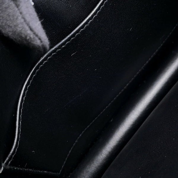 エルメス ショルダーバッグ コンスタンス3 24 ブラック/オンブレ/シルバー金具 ヴォーマダム/リザード Y刻印 黒