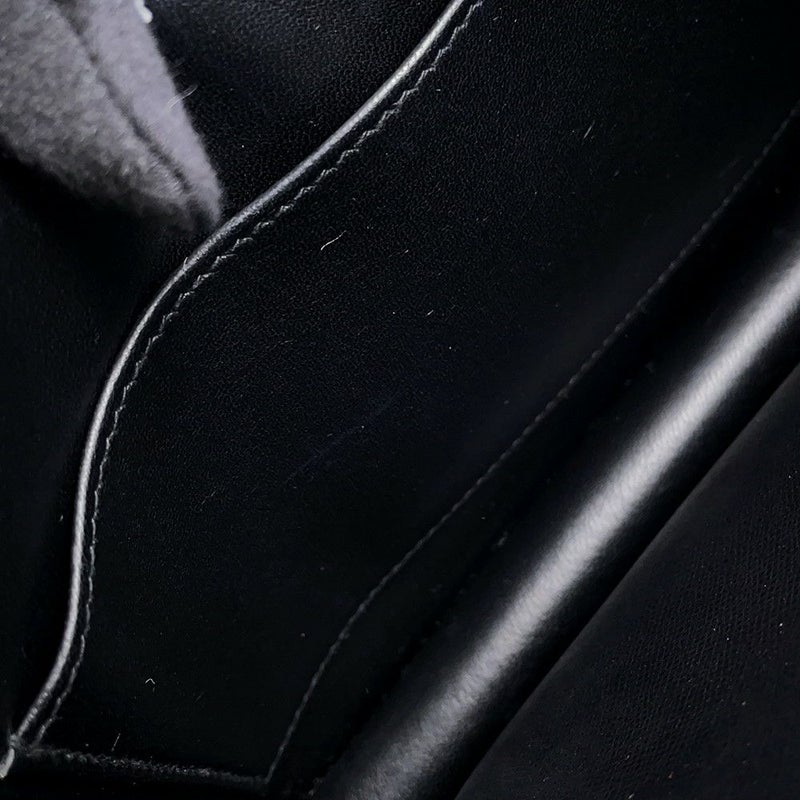 エルメス ショルダーバッグ コンスタンス3 24 ブラック/オンブレ/シルバー金具 ヴォーマダム/リザード Y刻印 黒