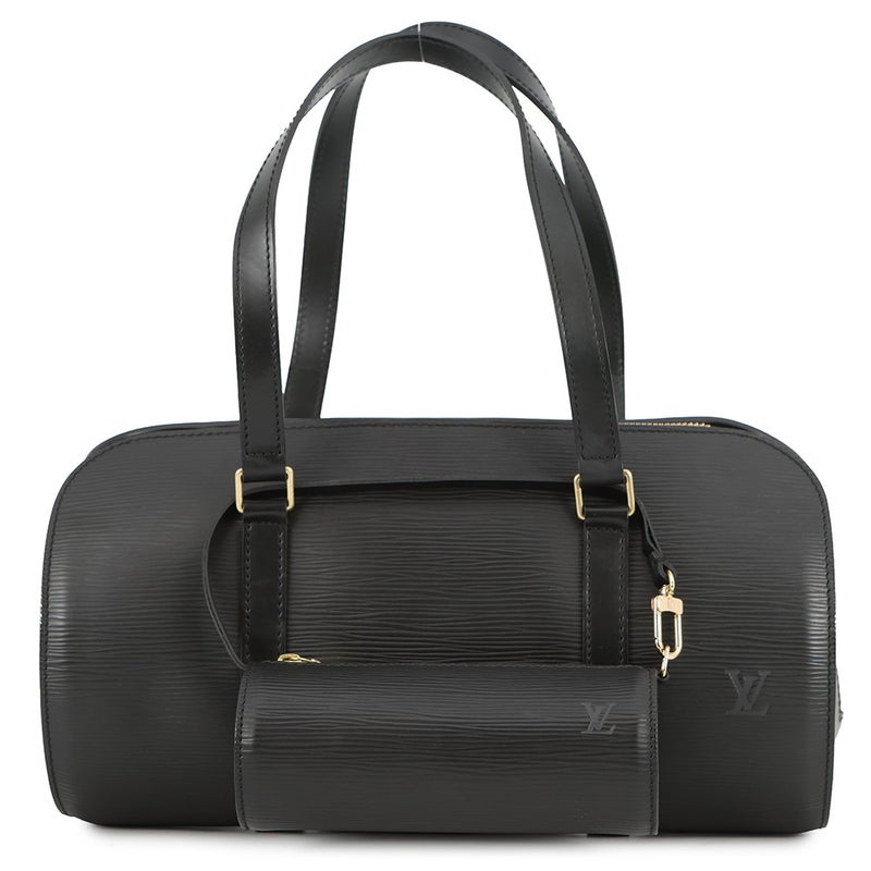 ルイヴィトン ハンドバッグ エピ スフロ M52222 LOUIS VUITTON ヴィトン バッグ ミニボストン 黒 ブラック ポーチ付き