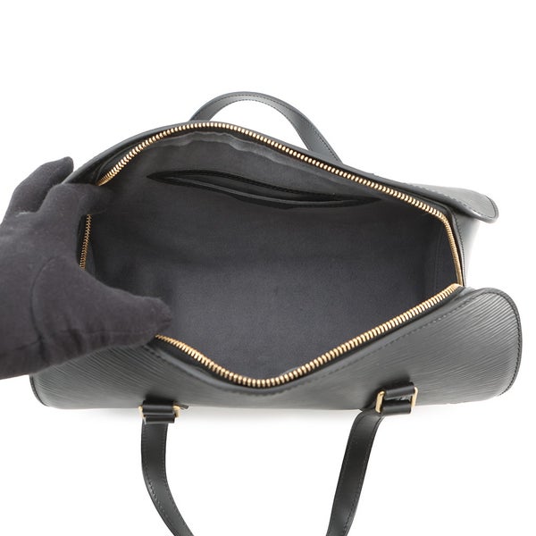 ルイヴィトン ハンドバッグ エピ スフロ M52222 LOUIS VUITTON ヴィトン バッグ ミニボストン 黒 ブラック ポーチ付き