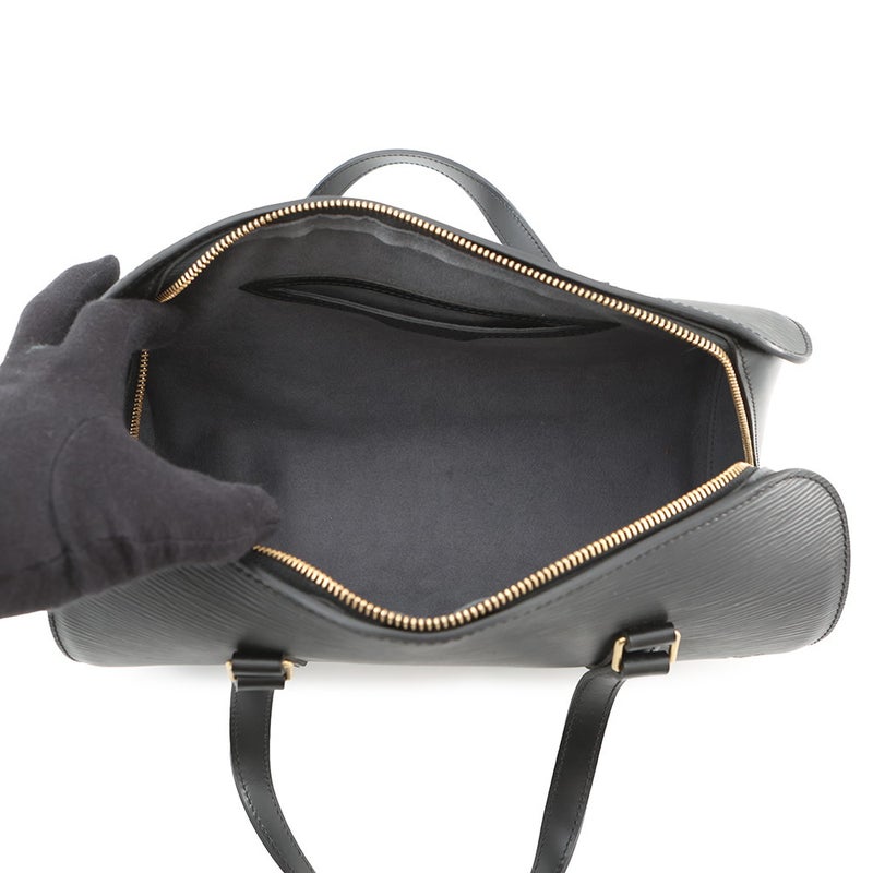 ルイヴィトン ハンドバッグ エピ スフロ M52222 LOUIS VUITTON ヴィトン バッグ ミニボストン 黒 ブラック ポーチ付き