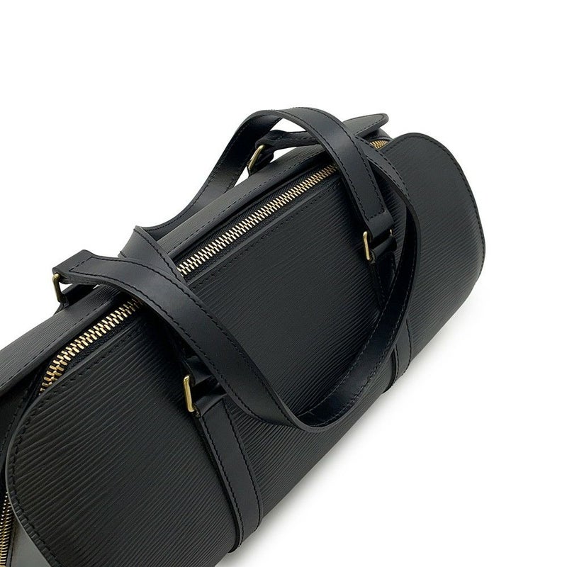 ルイヴィトン ハンドバッグ エピ スフロ M52222 LOUIS VUITTON ヴィトン バッグ ミニボストン 黒 ブラック ポーチ付き