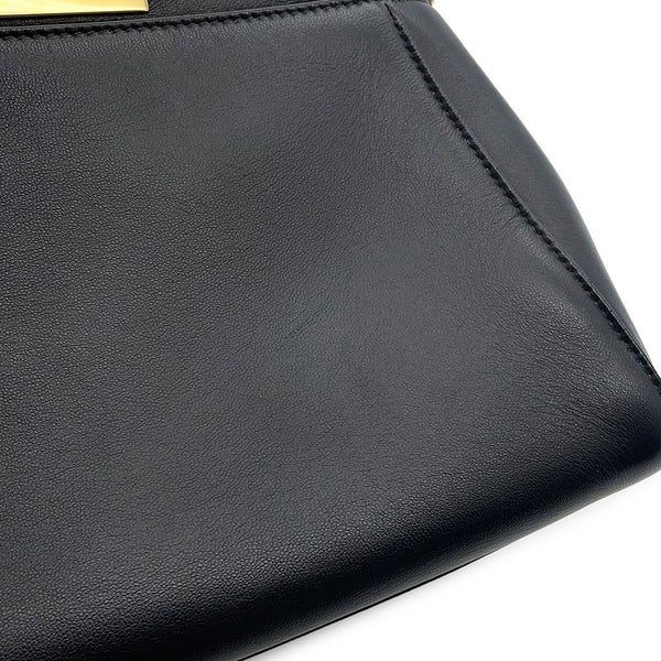 フェンディ ハンドバッグ ミニ ピーカブー レザー 8BN244 FENDI バッグ ショルダーバッグ 黒