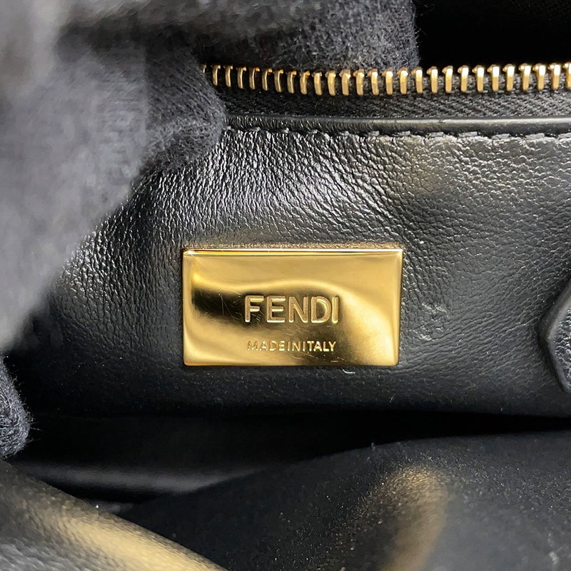 フェンディ ハンドバッグ ミニ ピーカブー レザー 8BN244 FENDI バッグ ショルダーバッグ 黒