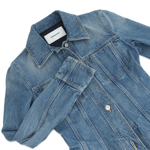 フェラガモ ジャケット デニムジャケット コットン レディースサイズ38 Ferragamo アウター