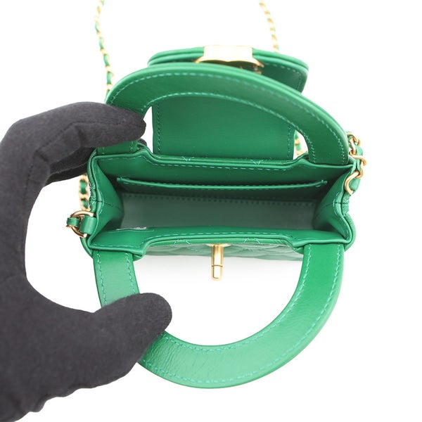 シャネル チェーンショルダーバッグ マトラッセ ココマーク レザー AP3435 CHANEL