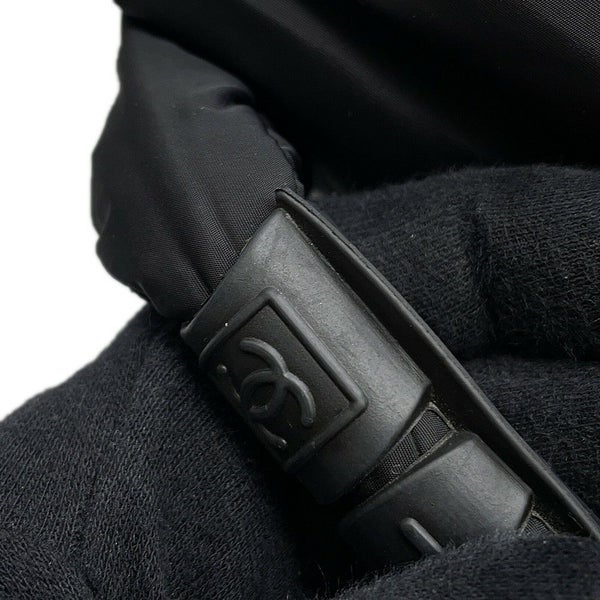 シャネル リュック スポーツ ロゴ ココマーク ナイロン CHANEL バックパック 黒