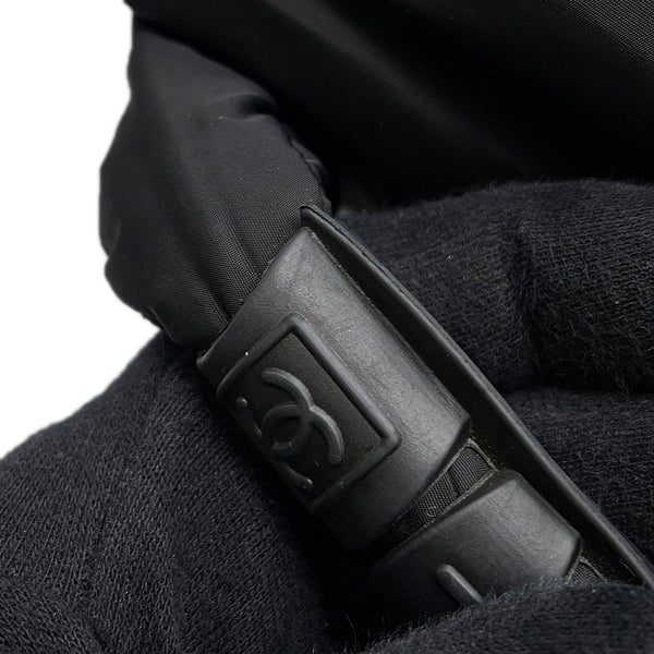 シャネル リュック スポーツ ロゴ ココマーク ナイロン CHANEL バックパック 黒