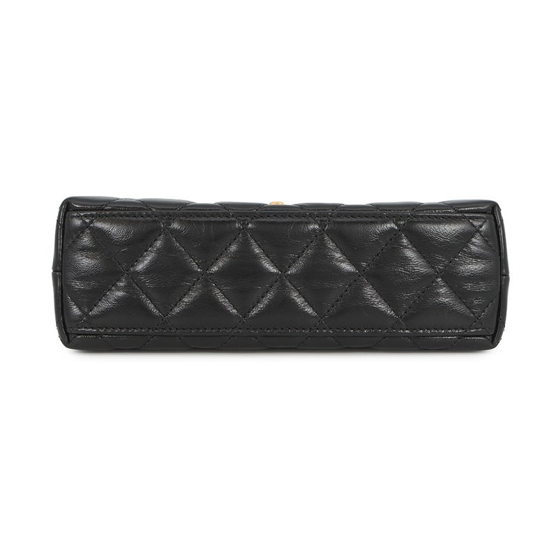 シャネル ハンドバッグ ミニ マトラッセ ココマーク レザー AS4416 CHANEL 2wayショルダーバッグ 黒