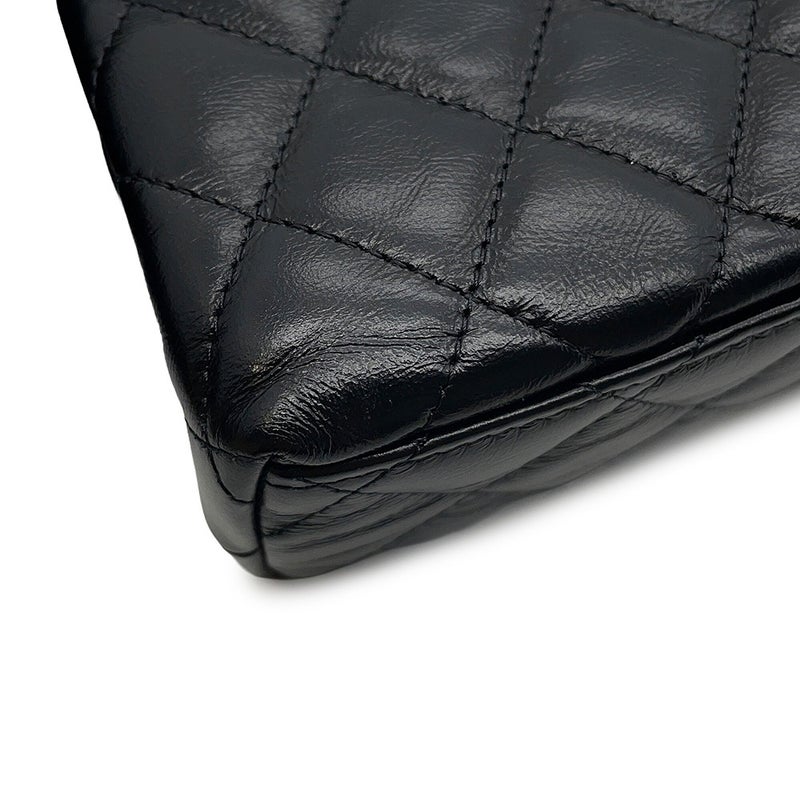 シャネル ハンドバッグ ミニ マトラッセ ココマーク レザー AS4416 CHANEL 2wayショルダーバッグ 黒