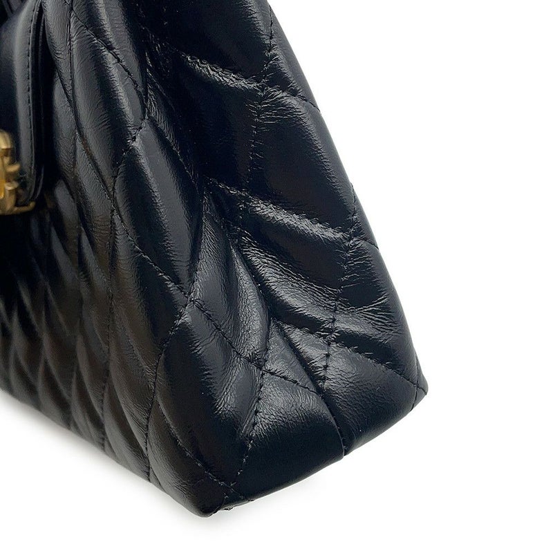 シャネル ハンドバッグ ミニ マトラッセ ココマーク レザー AS4416 CHANEL 2wayショルダーバッグ 黒