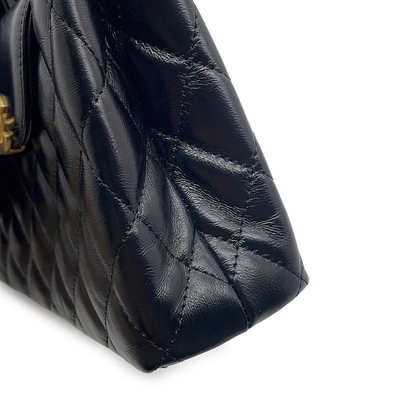 シャネル ハンドバッグ ミニ マトラッセ ココマーク レザー AS4416 CHANEL 2wayショルダーバッグ 黒