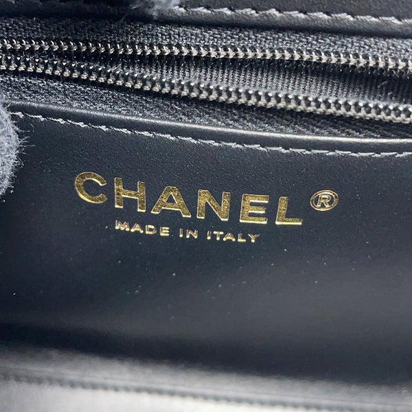 シャネル ハンドバッグ ミニ マトラッセ ココマーク レザー AS4416 CHANEL 2wayショルダーバッグ 黒