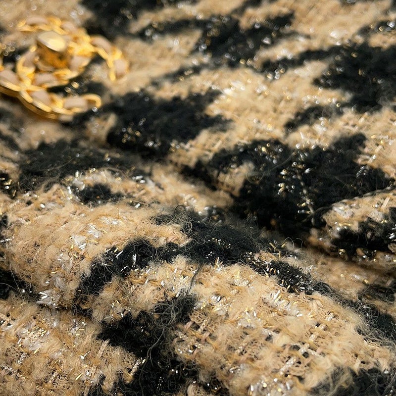 シャネル チェーンショルダーバッグ 19 ラージ ツイード AS1161 CHANEL バッグ 2wayハンドバッグ 黒