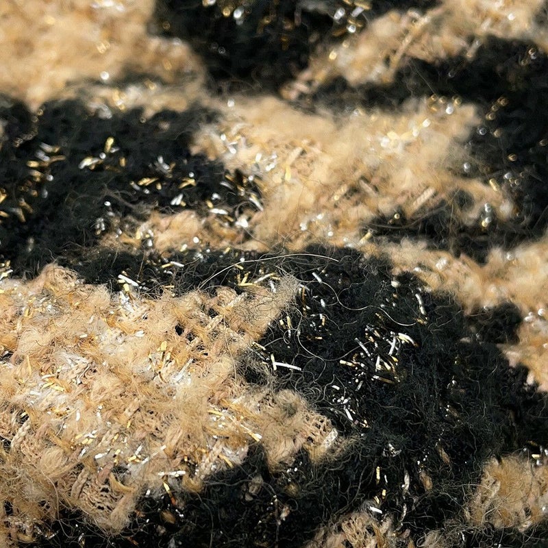 シャネル チェーンショルダーバッグ 19 ラージ ツイード AS1161 CHANEL バッグ 2wayハンドバッグ 黒