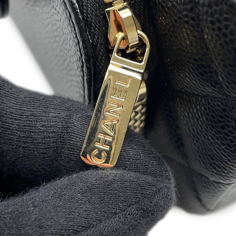 シャネル フォンケース マトラッセ チェーンショルダー キャビアスキン AP2916 バッグ