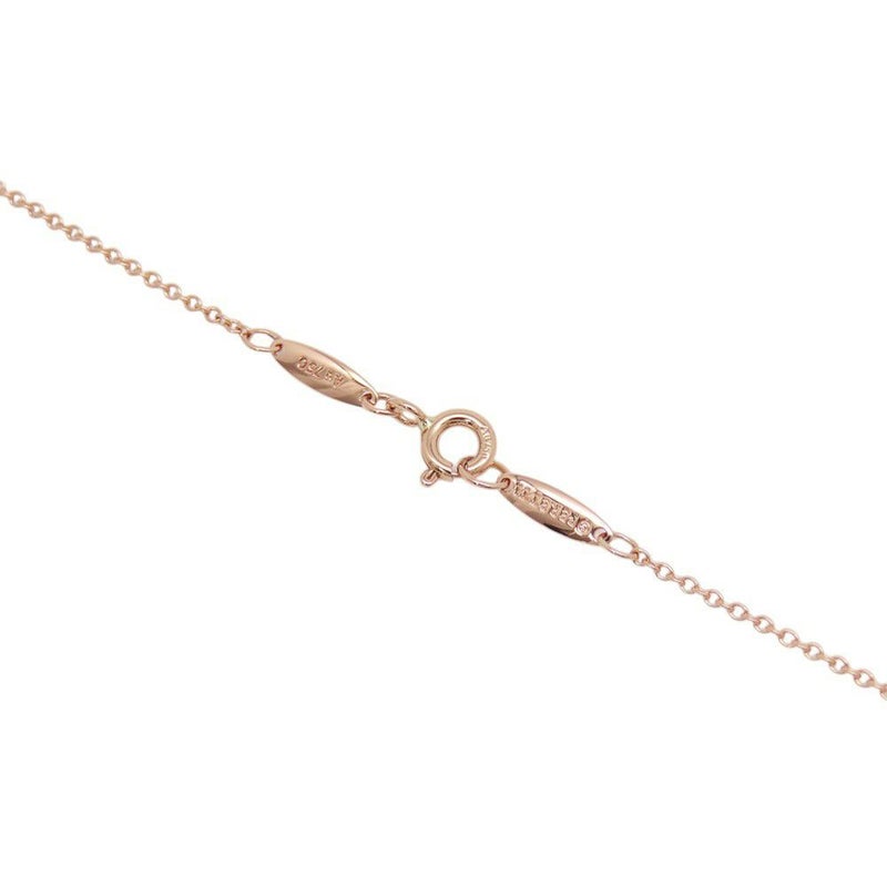 ティファニー ネックレス エルサ・ペレッティ オープン ハート ペンダント ダイヤモンド 計0.01ct K18PGピンクゴールド 68113660