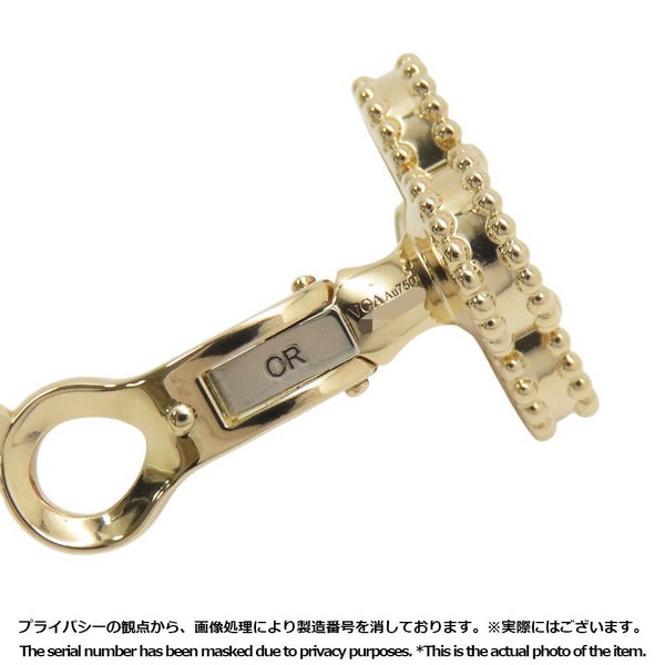 ヴァンクリーフ&アーペル ピアス ヴィンテージ アルハンブラ イヤリング カーネリアン K18YGイエローゴールド VCARD40400
