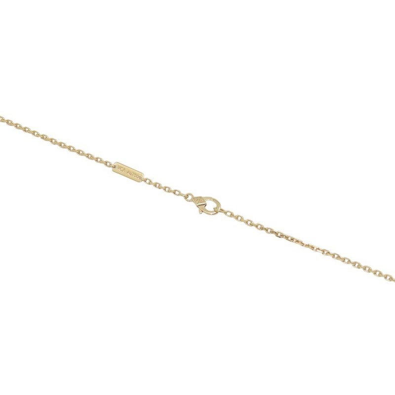 ヴァンクリーフ&アーペル ネックレス マジック アルハンブラ ロングネックレス 1モチーフ カーネリアン K18YG VCARO49N00