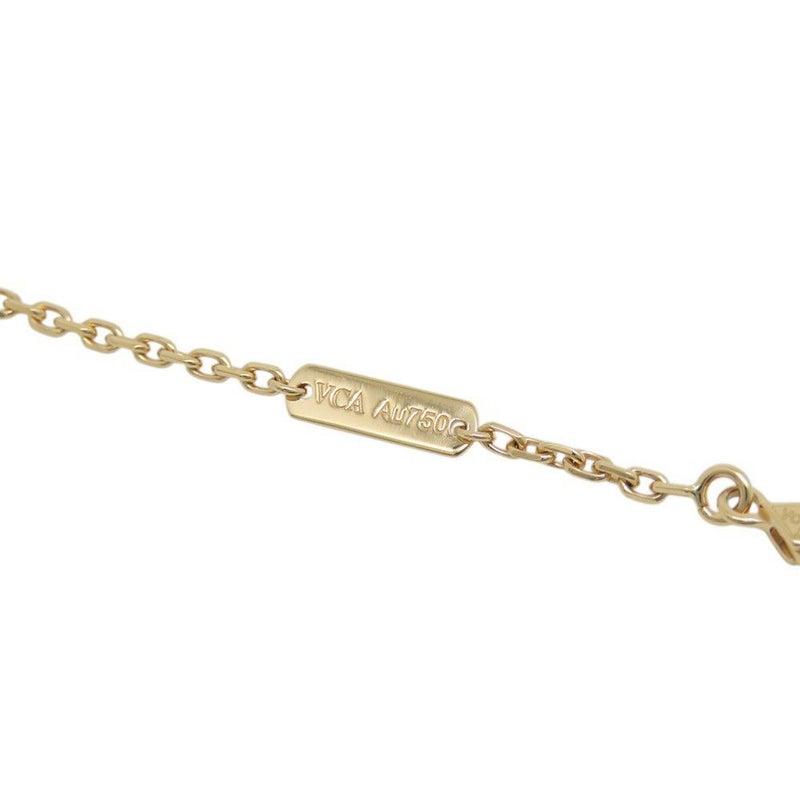 ヴァンクリーフ&アーペル ネックレス マジック アルハンブラ ロングネックレス 1モチーフ カーネリアン K18YG VCARO49N00