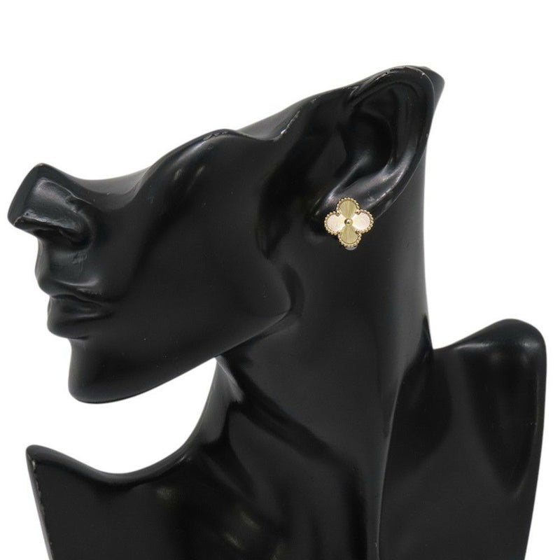 ヴァンクリーフ&アーペル イヤリング ヴィンテージ アルハンブラ イヤリング ギヨシェ K18YGイエローゴールド VCARP3JL00