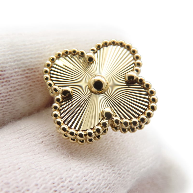 ヴァンクリーフ&アーペル イヤリング ヴィンテージ アルハンブラ イヤリング ギヨシェ K18YGイエローゴールド VCARP3JL00