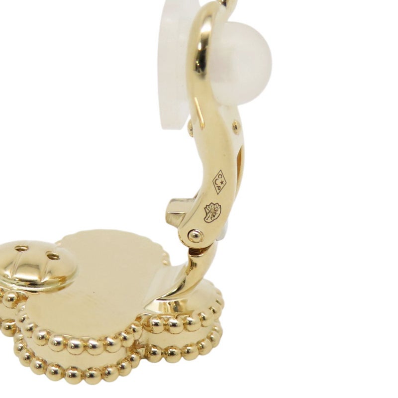 ヴァンクリーフ&アーペル イヤリング ヴィンテージ アルハンブラ イヤリング ギヨシェ K18YGイエローゴールド VCARP3JL00