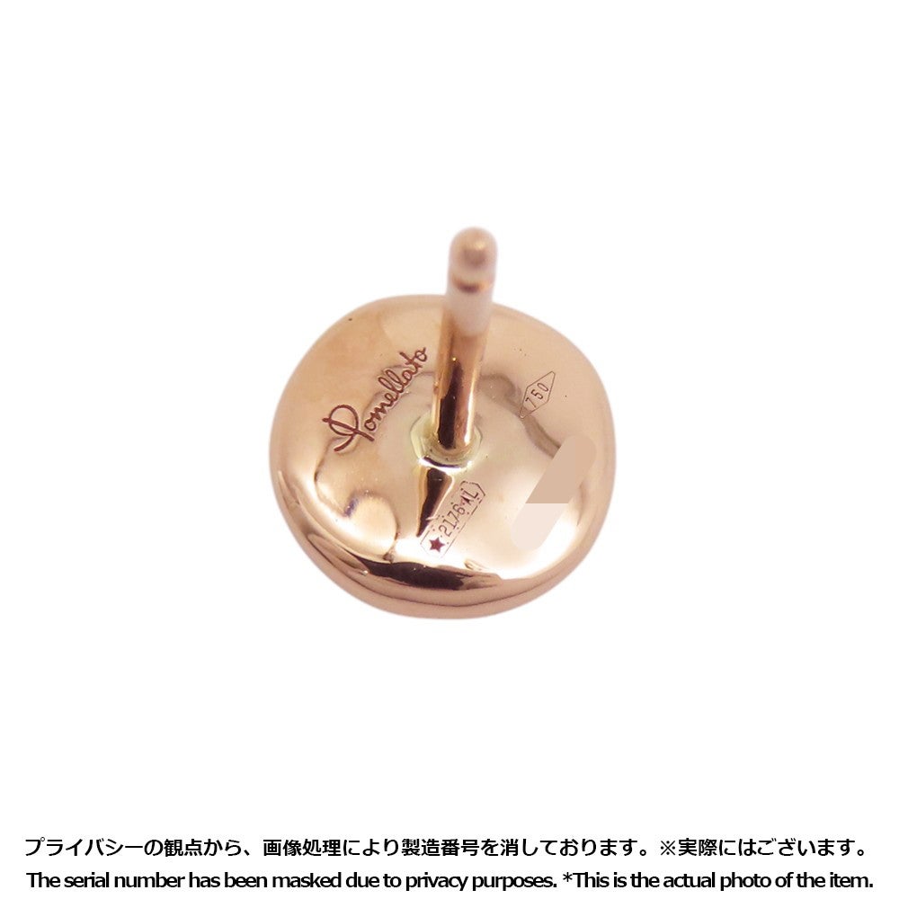 ポメラート ピアス サッビア ブラウンダイヤモンド 44P 計0.48ct K18PG