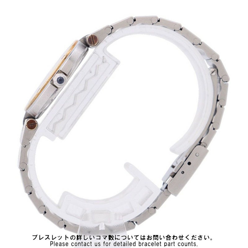 カルティエ サントスラウンド Cartier 腕時計 白文字盤 クォーツ