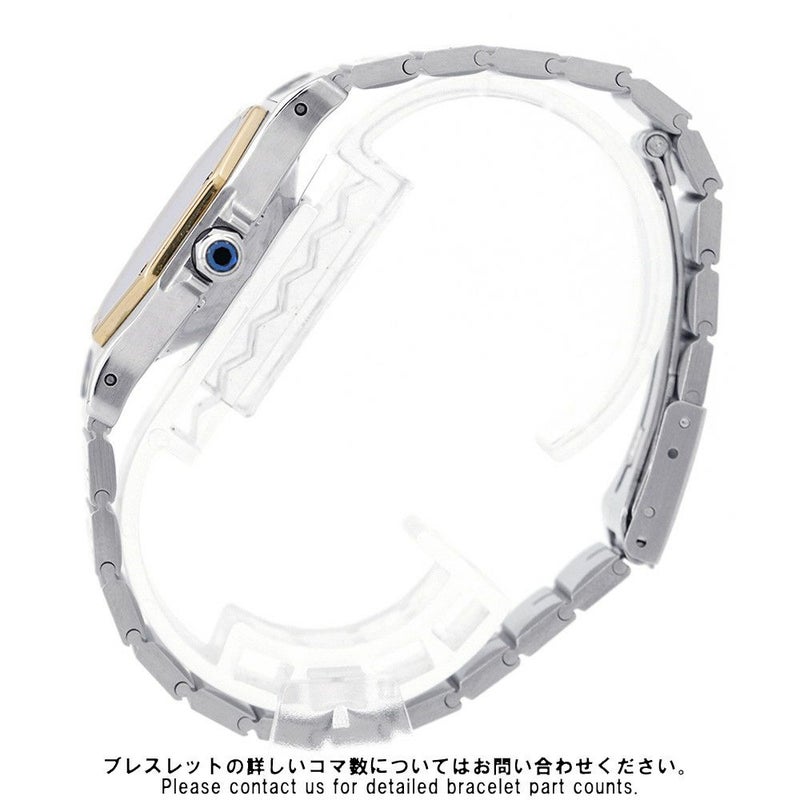 カルティエ サントスオクタゴン LM Cartier 腕時計 白文字盤