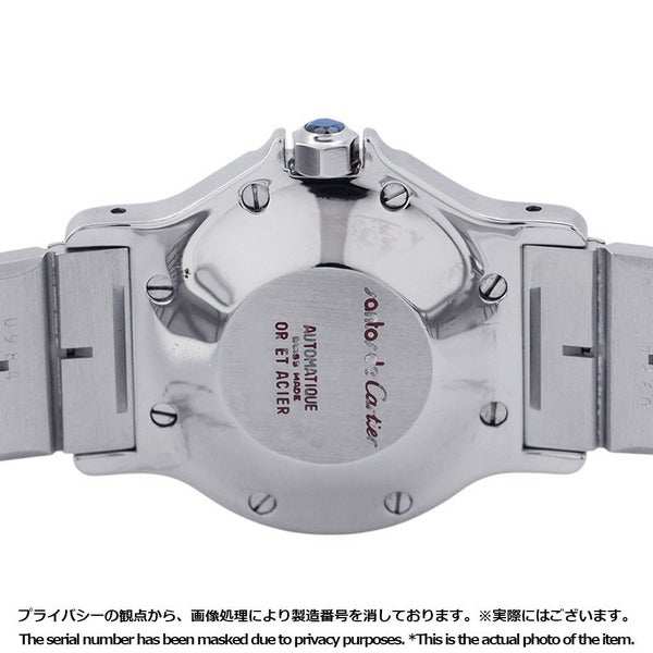 カルティエ サントスオクタゴン LM Cartier 腕時計 白文字盤