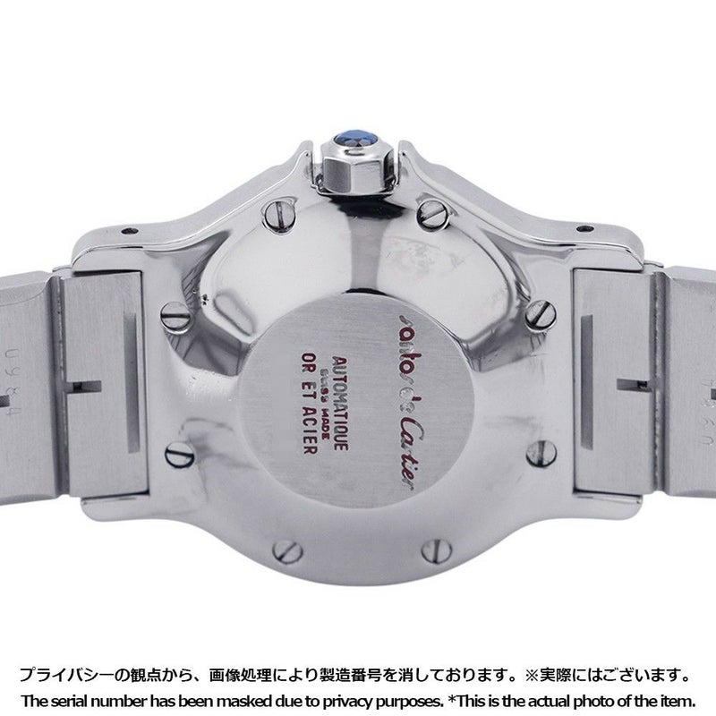 カルティエ サントスオクタゴン LM Cartier 腕時計 白文字盤