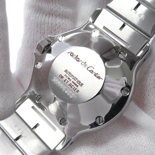 カルティエ サントスオクタゴン LM Cartier 腕時計 白文字盤