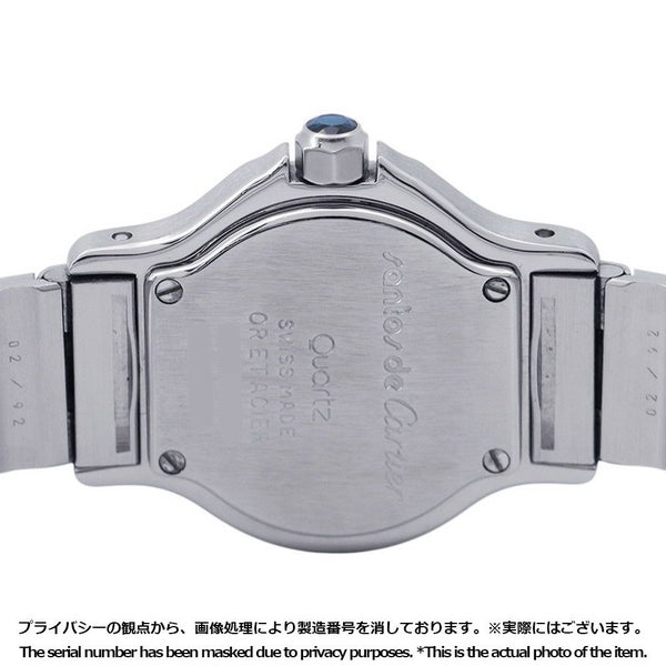 カルティエ サントスオクタゴン SM W2001683 Cartier 腕時計 アイボリー文字盤 クォーツ