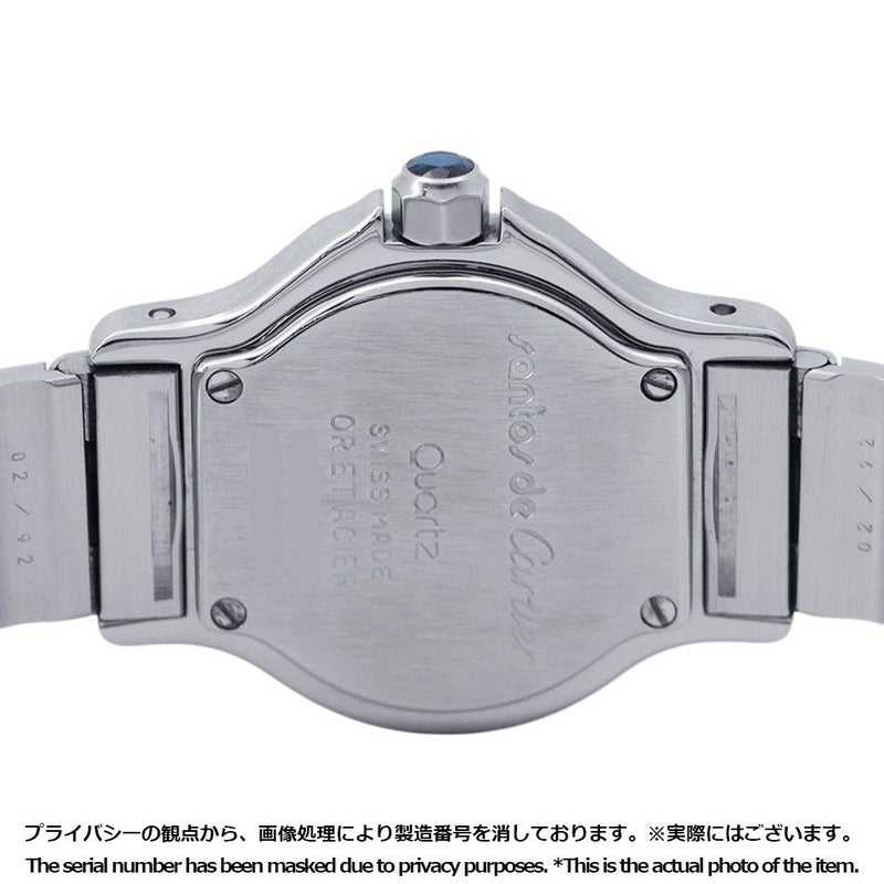 カルティエ サントスオクタゴン SM W2001683 Cartier 腕時計 アイボリー文字盤 クォーツ