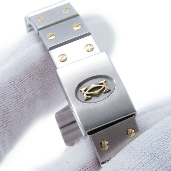 カルティエ サントスオクタゴン SM W2001683 Cartier 腕時計 アイボリー文字盤 クォーツ