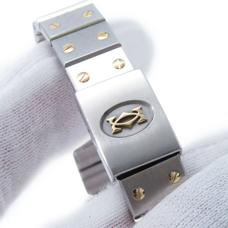 カルティエ サントスオクタゴン SM W2001683 Cartier 腕時計 アイボリー文字盤 クォーツ