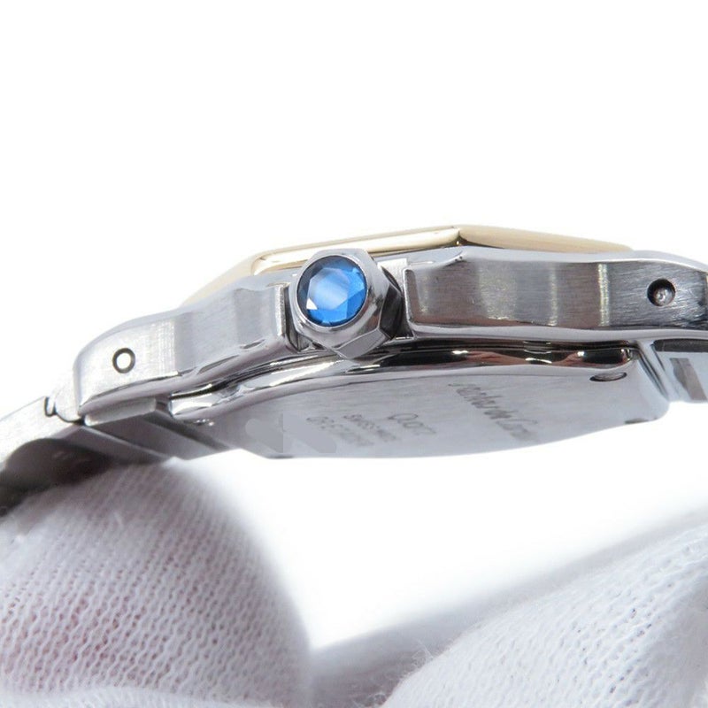 カルティエ サントスオクタゴン SM W2001683 Cartier 腕時計 アイボリー文字盤 クォーツ