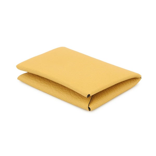 エルメス カードケース カルヴィ ジョーヌマンゴー シェブルミゾル K刻印 HERMES 名刺入れ